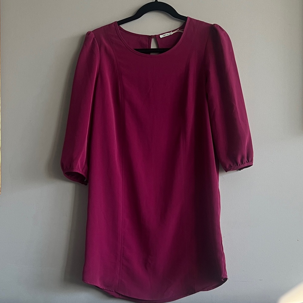 Elegant Magenta Dress